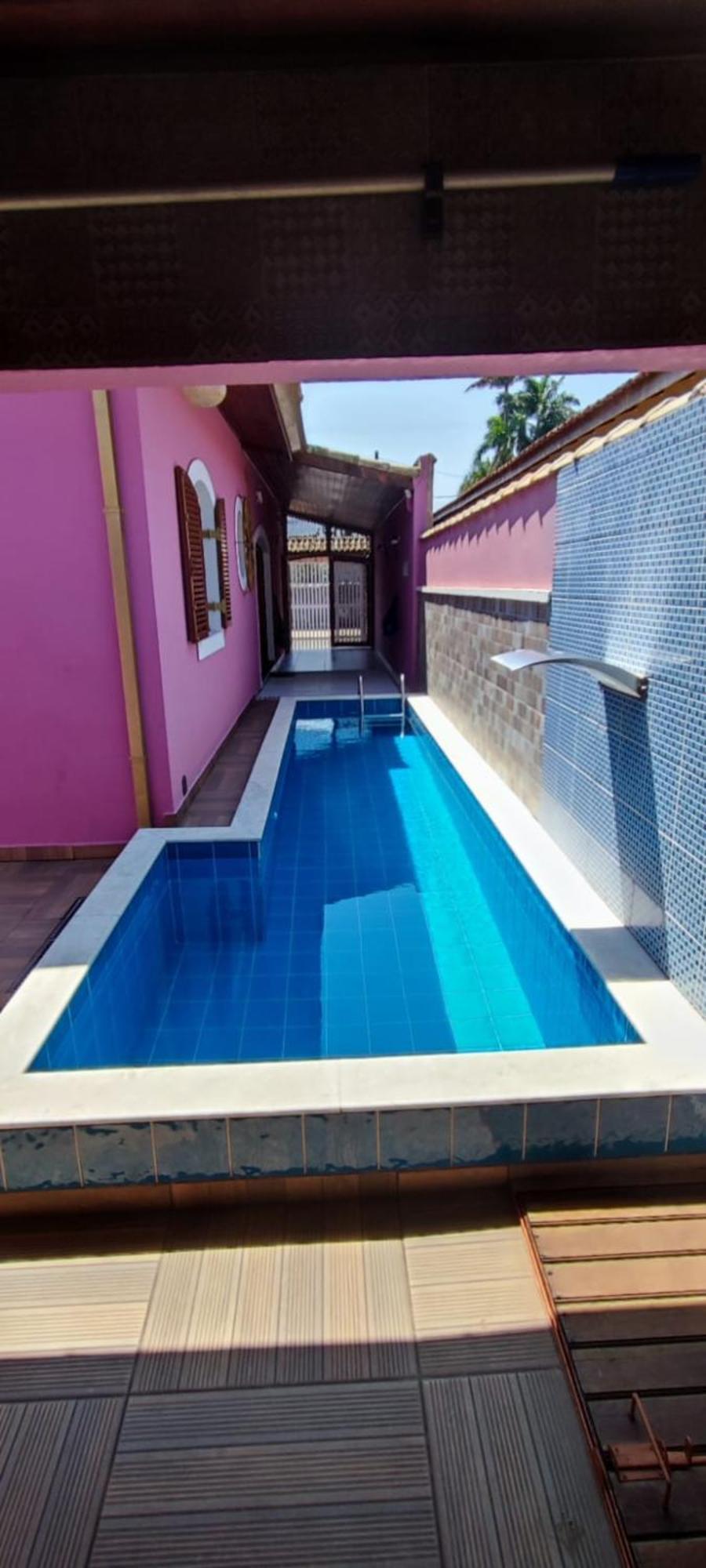 Casa Rosa De Peruibe - Casa De Temporada 3 Dormitorios, 10 Hospedes, Piscina, Wi-Fi, Netflix, 800 Metros Da Praia Kültér fotó
